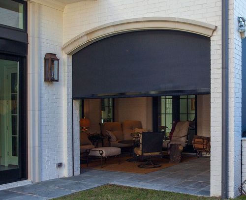 Motorized Outdoor Screens for Patios and enclosed areas oakville